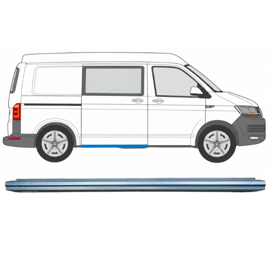 Sivuoven kynnysprofiili varten Volkswagen Transporter T6 2015-2024 / Oikea 17141