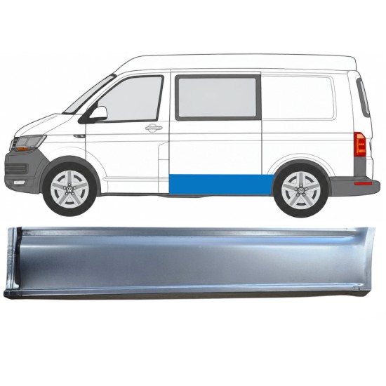 Sivuhelmapelti korjauspaneeli varten Volkswagen Transporter T6 2015-2024 / Vasen 17176
