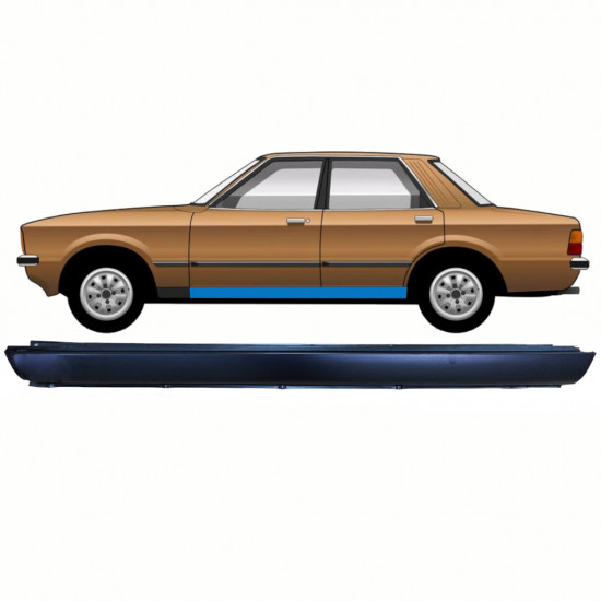 Kynnyspelti korjauspaneeli varten Ford Taunus 1976-1982 / Vasen 8771