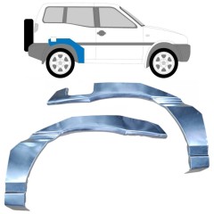 Takalokasuoja korjaussarja varten Nissan Terrano II 1993-2005 / Vasen+Oikea / Sarja 9620