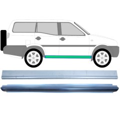 Sisäinen ja ulkoinen kynnyksen korjauspaneeli varten Nissan Terrano II 1993-2005 / Vasen = Oikea (symmetrinen) / Sarja 11963