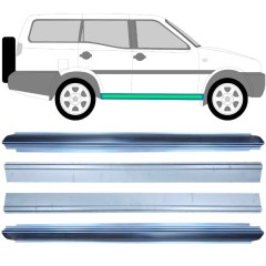Sisäinen ja ulkoinen kynnyksen korjauspaneeli varten Nissan Terrano II 1993-2005 / Vasen+Oikea / Sarja 11964