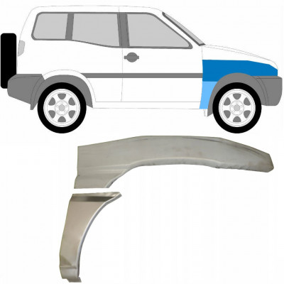 Etulokasuojan korjauspelti varten Nissan Terrano 1993-1999 / Oikea / Sarja 10059