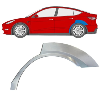 Takalokasuoja korjaussarja varten Tesla Model Y 2020- / Vasen 16377