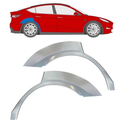 Takalokasuoja korjaussarja varten Tesla Model Y 2020- / Vasen+Oikea / Sarja 16378