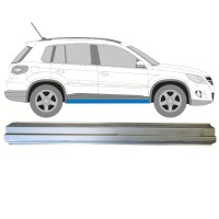 Kynnyspelti korjauspaneeli varten Volkswagen Tiguan 2007-2016 / Oikea 14772
