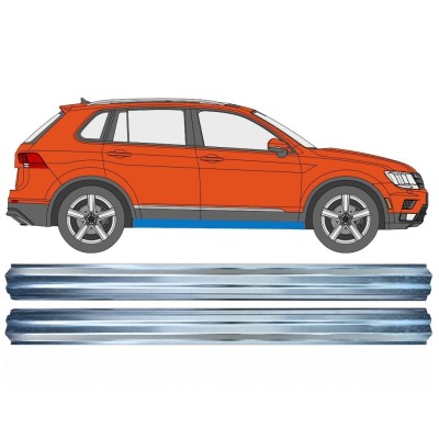 Kynnyspelti korjauspaneeli alempi osa varten Volkswagen Tiguan 2016-2024 / Vasen+Oikea / Sarja 17222