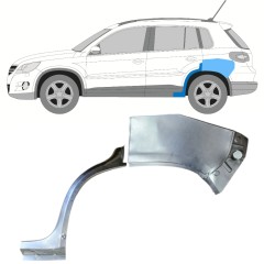 Takalokasuoja korjaussarja varten Volkswagen Tiguan 2007-2016 / Vasen / Sarja 15788