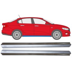 Kynnyspelti korjauspaneeli alempi osa varten Fiat Tipo 2016- / Vasen+Oikea / Sarja 14974