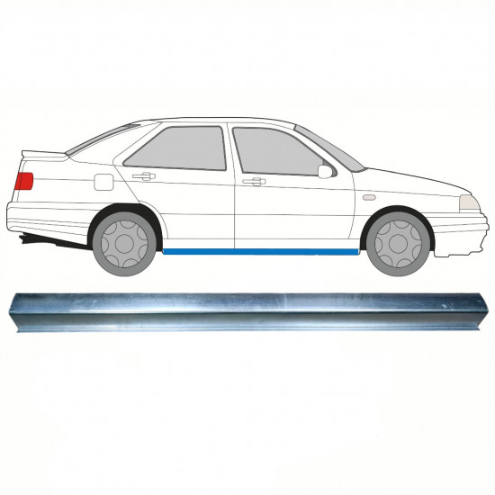 Kynnyspelti korjauspaneeli varten Seat Toledo 1991-1999 / Vasen = Oikea (symmetrinen) 8623