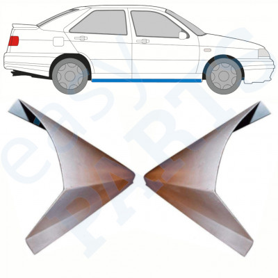 Kynnyspelti korjauspaneeli varten Seat Toledo 1991-1999 / Vasen+Oikea / Sarja 9473