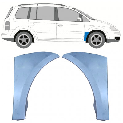 Etulokasuojan korjauspelti varten VW Touran 2003-2015 / Vasen+Oikea / Sarja 9737