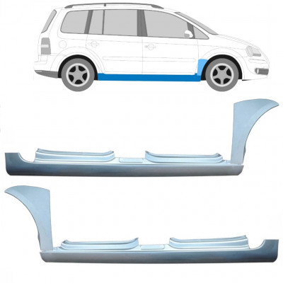 Kynnyksen ja etulokasuojan korjauspaneeli varten VW Touran 2003-2010 11166