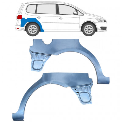 Takalokasuoja korjaussarja varten VW Touran 2010-2015 / Vasen+Oikea / Sarja 10520