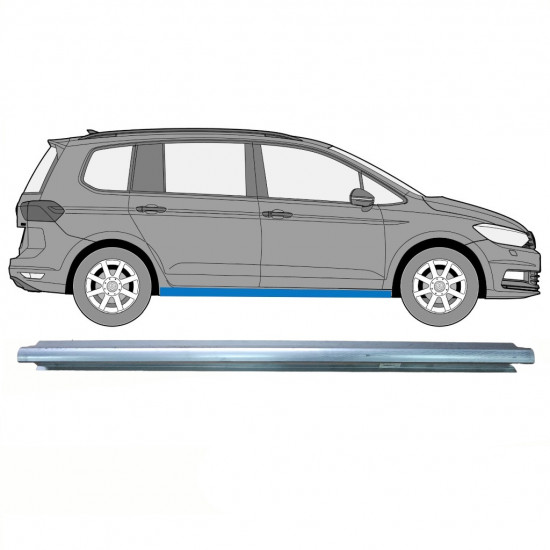 Kynnyspelti korjauspaneeli varten VW Touran 2015- / Vasen = Oikea (symmetrinen) 8970