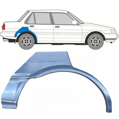 Takalokasuoja korjaussarja varten Toyota Corolla 1983-1988 / Oikea 7692
