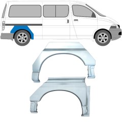Takalokasuoja korjaussarja varten Toyota Hiace 1995-2006 / Vasen+Oikea / Sarja 10028