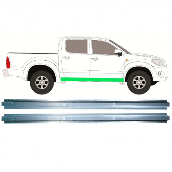 Kynnys sisäosa varten Toyota Hilux 2005-2015 / Sarja 11457