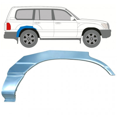 Takalokasuoja korjaussarja varten Toyota Land Cruiser 1998-2007 / Oikea 8982