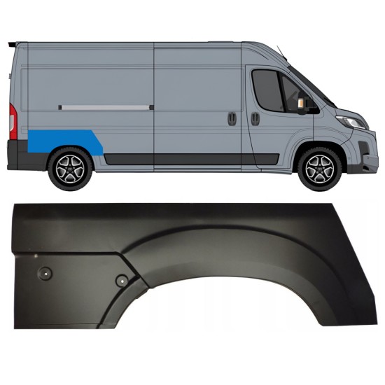 Takalokasuoja korjaussarja varten Toyota Proace Max 2024- / Oikea 16693