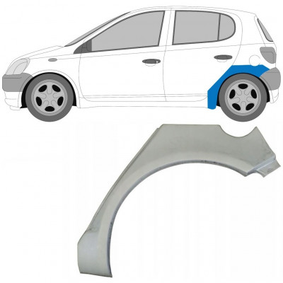 Takalokasuoja korjaussarja varten Toyota Yaris 1999-2006 / Vasen 6219