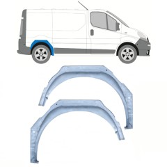 Takalokasuoja sisäkehä varten Opel Vivaro 2001-2014 / Vasen+Oikea / Sarja 14100