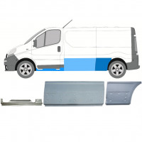 Korjauspaneeli aseta varten Renault Trafic Opel Vivaro 2001-2014 / LWB / Vasen /  11106