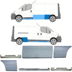 Korjauspaneeli aseta varten Opel Vivaro 2001-2014 / Vasen+Oikea / 13309