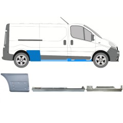 Korjauspaneeli aseta varten Opel Vivaro 2001-2014 / Oikea / 13304