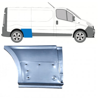 Takalokasuoja korjaussarja varten Renault Trafic 2001-2014 / LWB / Oikea 8221