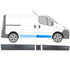 Sivulistat sarja varten Opel Vivaro 2001-2014 / Oikea / 13901