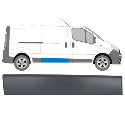 Sivuoven koristelista varten Renault Trafic 2001-2014 / Oikea 8203