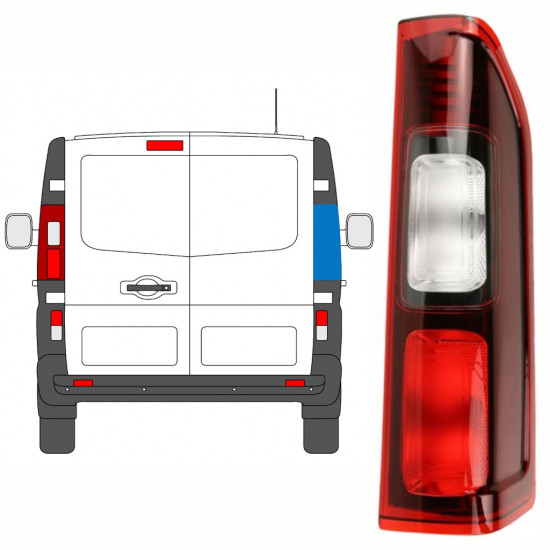 Takavalo varten Renault Trafic 2014- / Oikea 8433