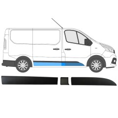 Sivulistat sarja varten Opel Vivaro 2014-2019 / Oikea / 14432