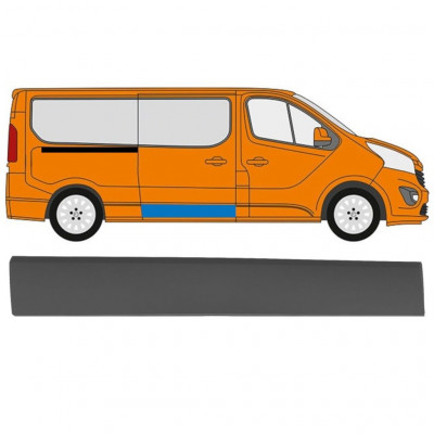 Sivuoven koristelista varten Renault Trafic 2014- / Oikea 11250