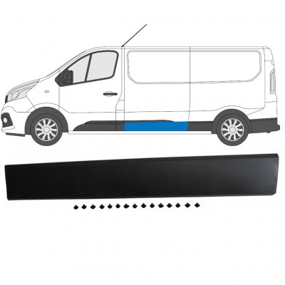 Sivulista Koristelista varten Renault Trafic 2014- / Vasen 8218