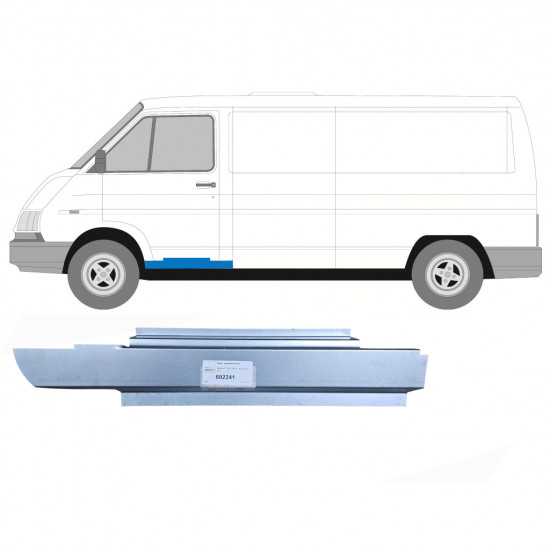 Helmapelti etuoven alle varten Renault Trafic 1980-2001 / Vasen 7729