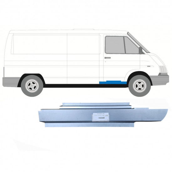 Helmapelti etuoven alle varten Renault Trafic 1980-2001 / Oikea 7728