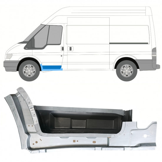 Etuporras sisäkorjauspaneeli varten Ford Transit 2000-2013 / Vasen 8257