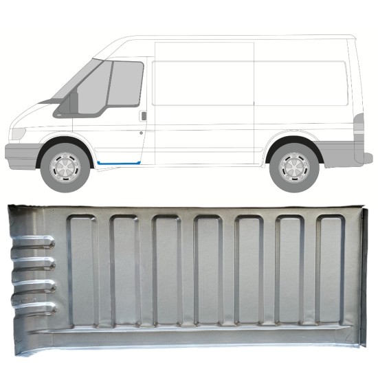 Vasen korjauspelti astinlauta varten Ford Transit 2000-2013 / Vasen 15055