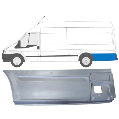 Takalokasuoja korjaussarja varten Ford Transit 2000-2013 / Vasen 14616