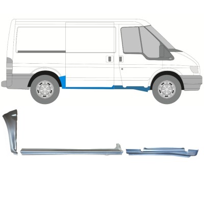 Korjauspaneeli aseta varten Ford Transit 2000-2013 / Oikea / 15019