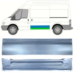 Sisäinen ja ulkoinen Liukuoven korjauspaneeli varten Ford Transit 2000-2013 / Vasen / Sarja 12667