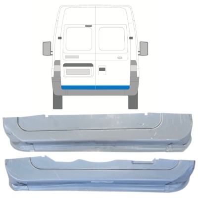 Korjauspellit takaoven varten Ford Transit 2000-2013 / Vasen+Oikea / Sarja 14656