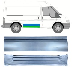 Sisäinen ja ulkoinen Liukuoven korjauspaneeli varten Ford Transit 2000-2013 / Oikea / Sarja 12664