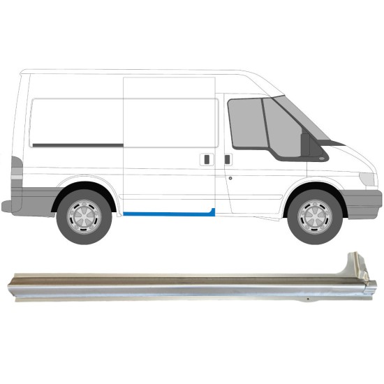 Sivuoven kynnysprofiili varten Ford Transit 2000-2013 / Oikea 15062