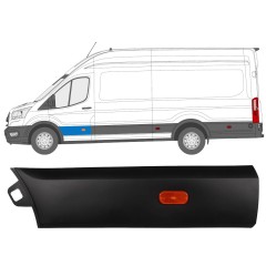 Etuoven koristelista varten Ford Transit 2014- / Vasen / Sarja 14665