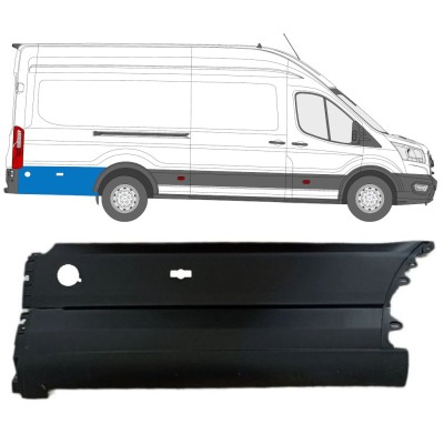 Takalokasuojan koristelista varten Ford Transit 2014- / Oikea 14676