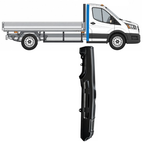 Pilarin korjauspaneeli varten Ford Transit 2014- 2014-2026 / Oikea 17278
