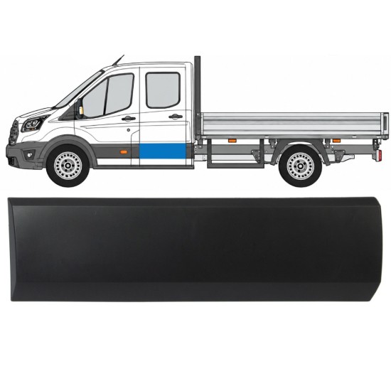 Takaoven koristelista varten Ford Transit 2014- 2019-2026 / Vasen 17147